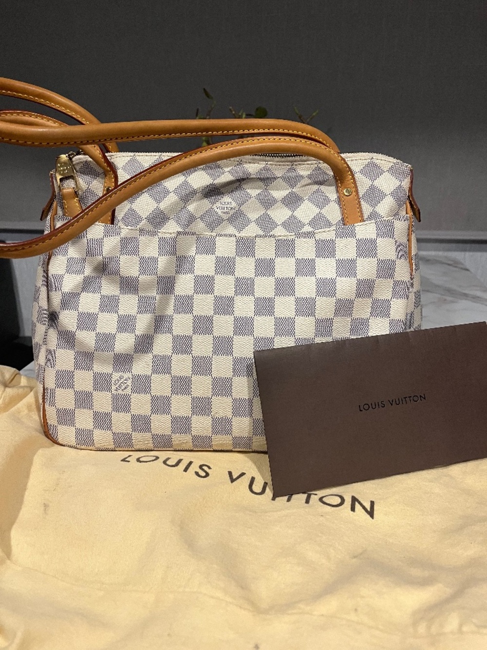 LV Damier Azur Figheri PM